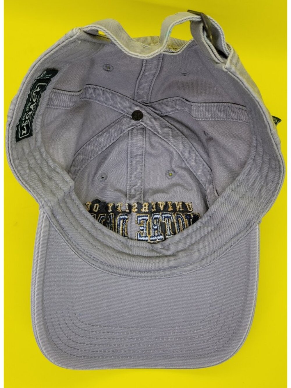 Legacy University Of Notre Dame Embroidered Adjustable Strapback Cap - Picture 8 of 10